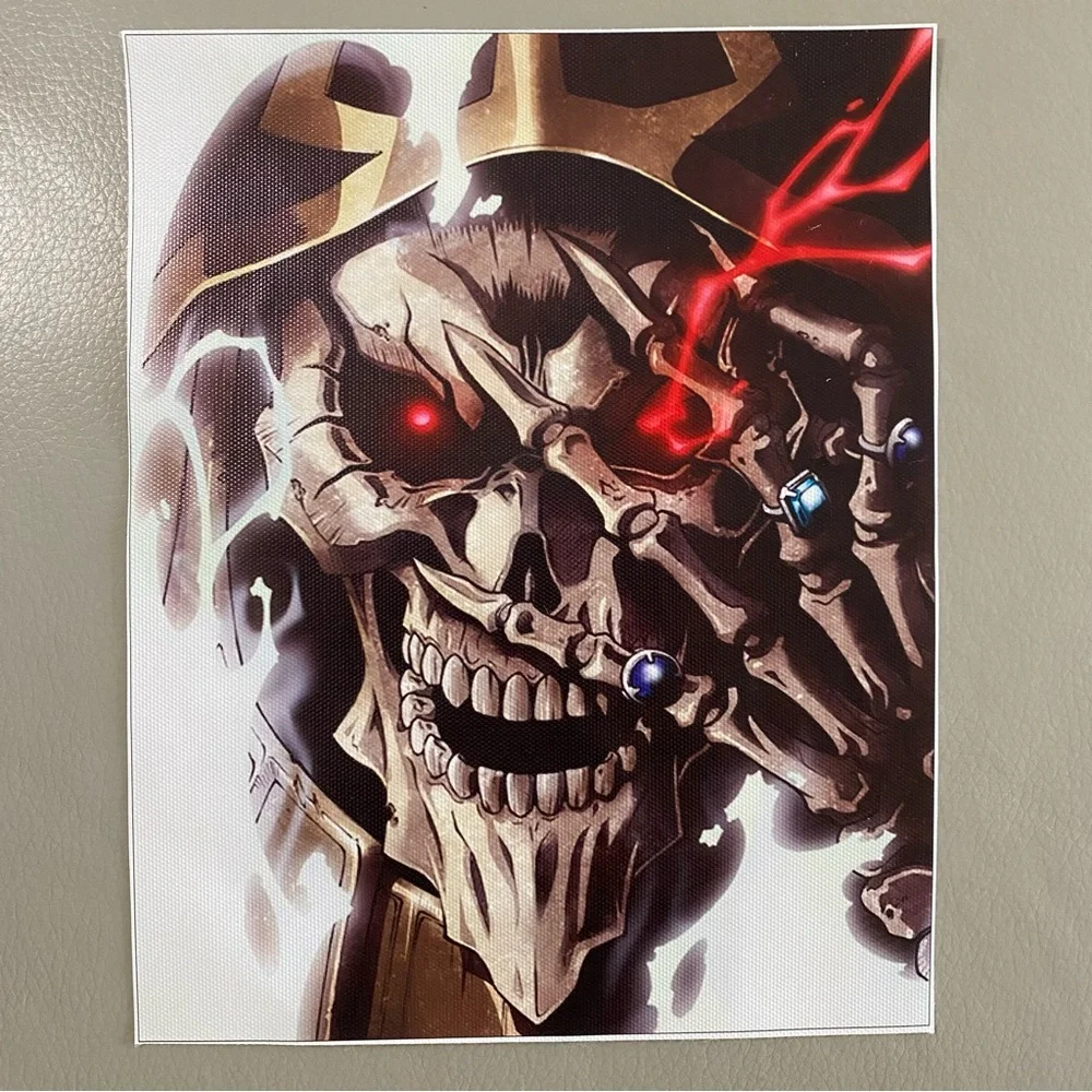Overlord anime manga canvas Print Wall Art Home Décor 4 Pcs Unframed
